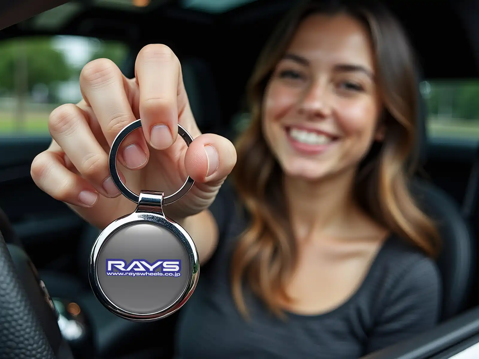 Rays Set Portachiavi Metallo Acciaio Max